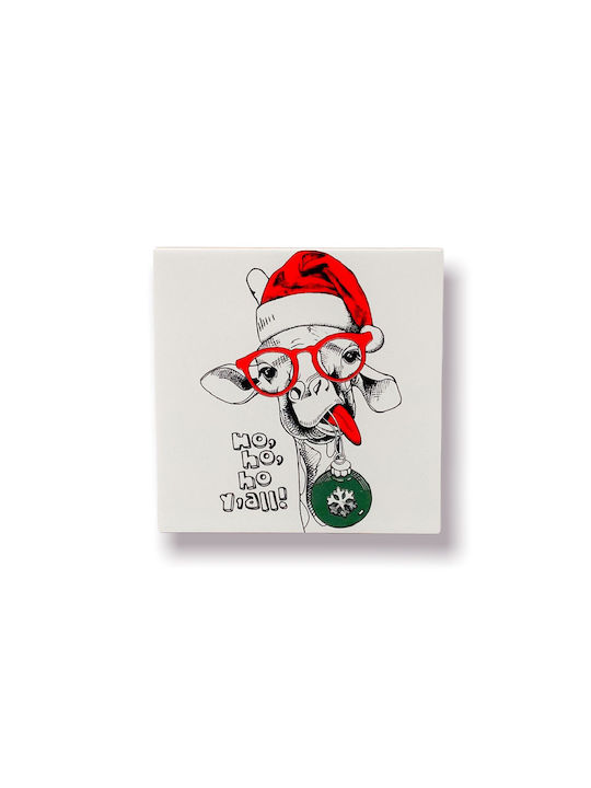 christmas Weihnachtlich Untersetzer Porzellan Weiß