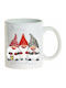 merry christmas Weihnachtliche Becher Keramik Weiß Weihnachtlich Becher Keramik Weiß