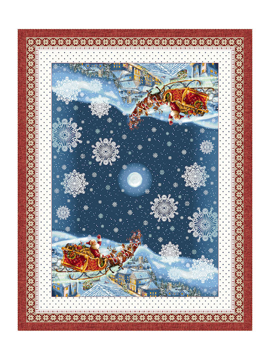 Vassiliadis Bros Christmas Tablecloth Fabric Re...
