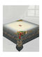 Vassiliadis Bros LUNA Christmas Tablecloth Square Fabric Gray L140xW140cm.