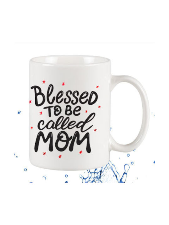 Blessed Ceramic Cup White 295ml