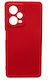 SiiPro Back Cover Silicon 2mm Roșu (Redmi Note 12 Pro 5G)
