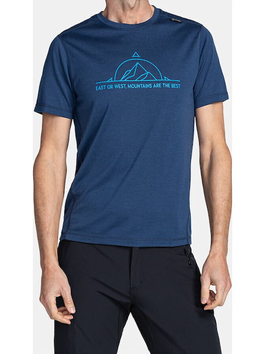 Bluza Tricou Cu Mânecă Scurtă Albastră
