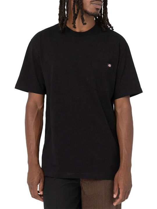 Dickies T-shirt Bărbătesc cu Mânecă Scurtă Negru
