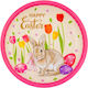 Easter Bunny Metal Plate 25x25x25cm