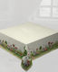Vassiliadis Bros Fabric Easter Tablecloth 140x140x140cm