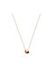 Amor Amor Necklace with design Heart from Gold Plated Silver