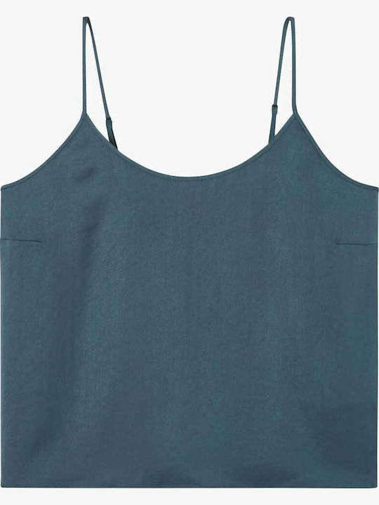 Damen Sommer Bluse mit Trägern Lila