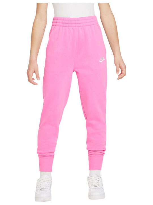 Nike Kids Sweatpants Pink Sportswear Club
