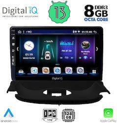 Digital IQ Ηχοσύστημα Αυτοκινήτου για Peugeot 206 (Bluetooth/USB/AUX/WiFi/GPS) με Οθόνη Αφής 9"