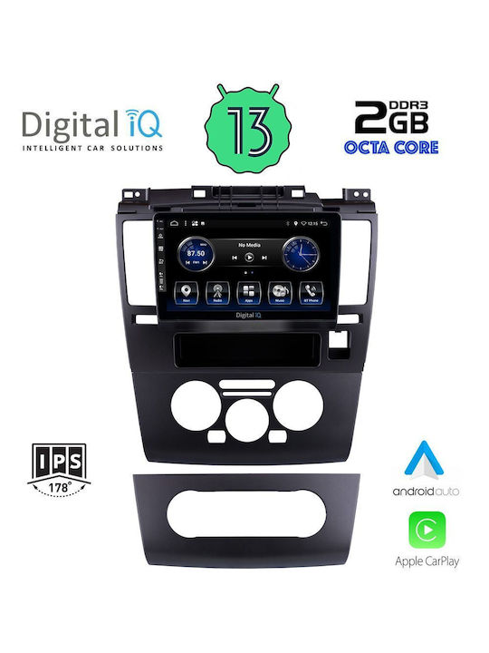 Digital IQ Ηχοσύστημα Αυτοκινήτου για Nissan Tiida 2004> (Bluetooth/USB/AUX/WiFi/GPS/Apple-Carplay/Android-Auto) με Οθόνη Αφής 9"