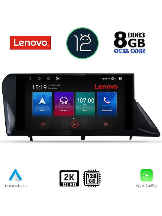 Lenovo Car-Audiosystem für Lexus RX RX 2009-2014 (Bluetooth/USB/AUX/WiFi/GPS/Apple-Carplay) mit Touchscreen 9"