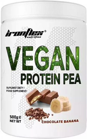 Ironflex Nutrition Vegan Protein Protein Pea Lactose Free with Flavor Chocolate Banana 500gr