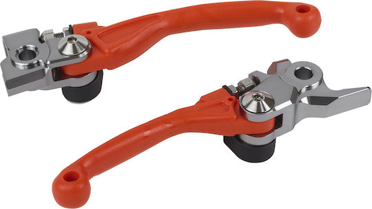 Polisport Set of Motorcycle Brake/Clutch Levers for Husqvarna FC 450 Orange 8487200039