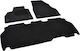 Rigum Set of Front and Rear Mats 3pcs for Mercedes-Benz Citan Renault Kangoo Black