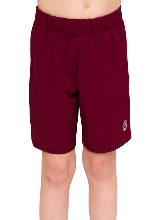 Kinder-Shorts/Bermudas Stoff Burgundisch