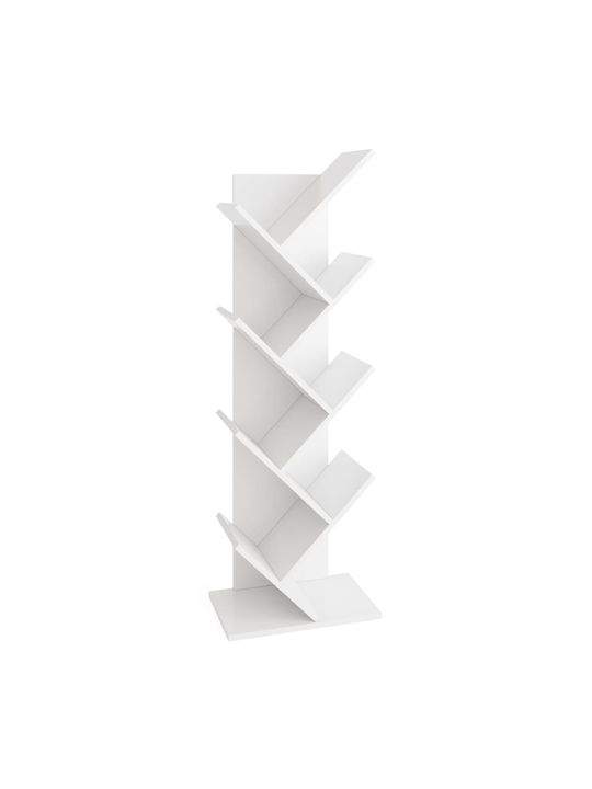 Bookcase White 42.6x26x125cm