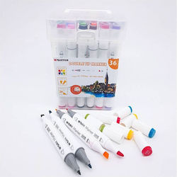 M&G Drawing Markers 2mm Set 36 Colours