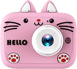 X9 Kätzchen Kinderkamera Optischer Zoom 10x Rosa