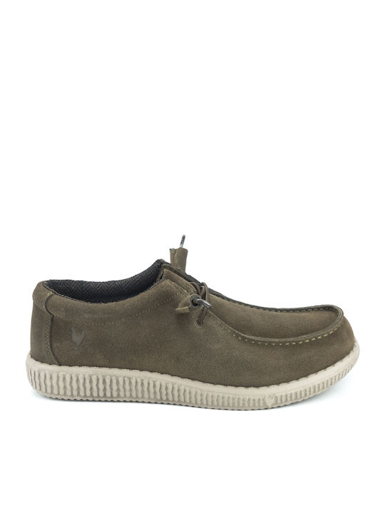 Walk In Pitas Ανδρικά Μοκασίνια KAKI