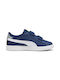 Puma Παιδικά Sneakers Smash 3.0 με Σκρατς Navy Μπλε