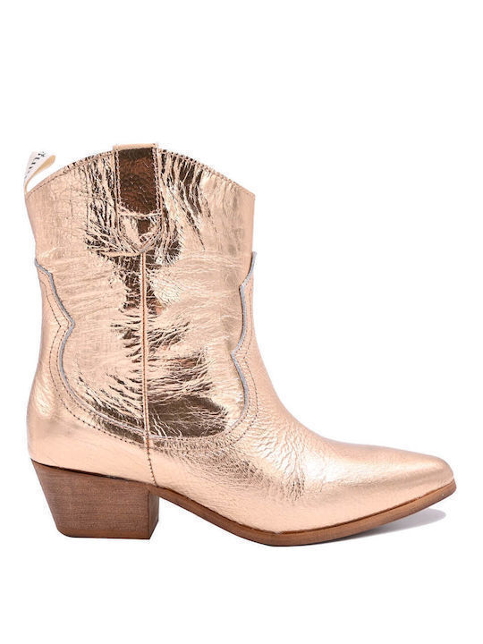 Belang Cowboy Boots Gold