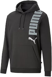 Puma Kids Sweatshirt with Hood Black