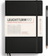 Leuchtturm1917 Σημειωματάριο A5 125 Φύλλων με Λευκές Σελίδες με Σκληρό Εξώφυλλο Μαύρο
