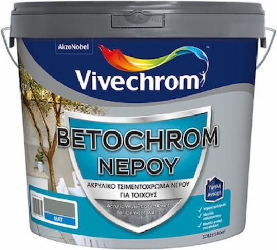 Vivechrom Concrete Paint Acrilyc Betochrom White 750ml 520256511059