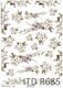 Tissue paper Decoupage White
