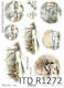 ITD Collection ITD 21x29cm Ριζόχαρτο Decoupage