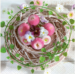 Stewo Blumen Servietten Decoupage Pink 20Stück