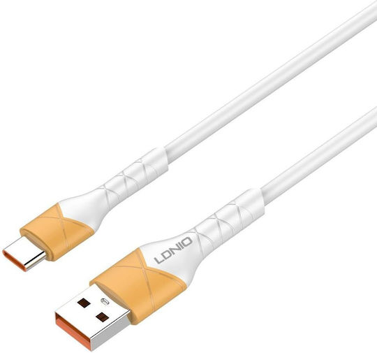 Ldnio LS802 USB 2.0 Kabel USB-C männlich - USB-C 30W Weiß 2m