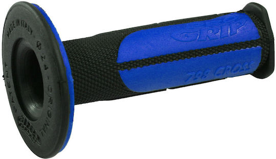 ProGrip Χειρολαβές Μοτοσυκλέτας Closed End σε Μπλε χρώμα