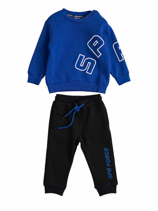 Sprint Kids Sweatpants Set Blue 2pcs