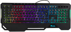 NGS GKX-450 Gaming Πληκτρολόγιο με RGB φωτισμό (Αγγλικό US)