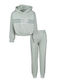 Kids Sweatpants Set Green 2pcs