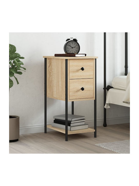 Wooden Bedside Table 32x42x70cm