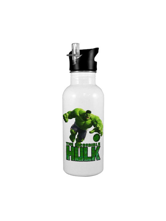 Koupakoupa Sportiv Sticlă de apă Oțel inoxidabil 600ml Alb