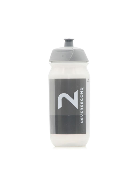 Neversecond Sticlă de apă Plastic Pentru bicicletă 500ml Gri