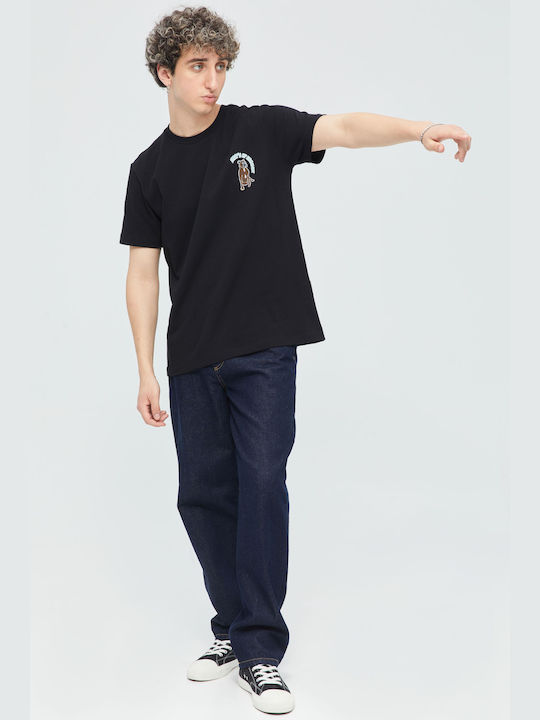 Aristoteli Bitsiani Luis Project Men's Short Sleeve T-shirt Black