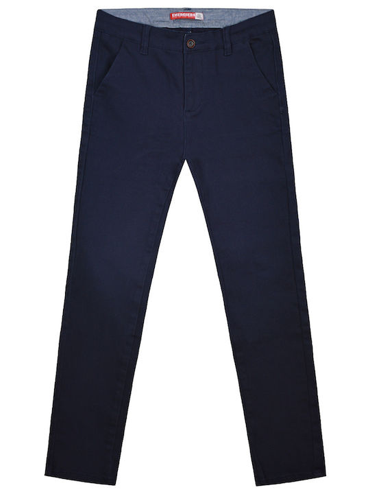 Energiers Boys Fabric Chino Trouser Navy Blue