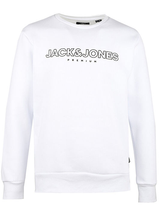 Jack & Jones Мъжки Суитшърт Бял