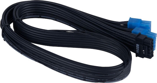 Silverstone 12+4 pin - 2x 8-Pin PCIe Cable 0.55m Μαύρο SST-PP14-PCIE