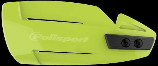 Polisport Προστατευτικές Χούφτες Μηχανής σε Κίτρινο χρώμα