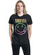 Pegasus Nirvana Bedrucktes T-shirt Schwarz