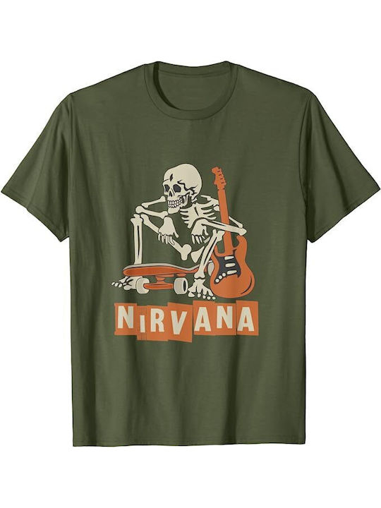 Pegasus Nirvana Нирвана T-shirt Каки