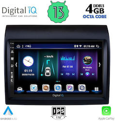 Digital IQ Car-Audiosystem für Peugeot Boxer Fiat Ducato Citroen Pullover 2006-2021 (Bluetooth/USB/AUX/WiFi/GPS/Apple-Carplay) mit Touchscreen 9"