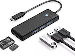 Orico USB 3.0 Hub 3 Porturi cu conexiune USB-C