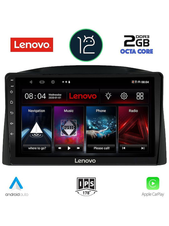 Lenovo Sistem Audio Auto pentru Jeep Grand Cherokee / Cherokee (Bluetooth/USB/AUX/WiFi/GPS/Apple-Carplay) cu Ecran Tactil 10.1"